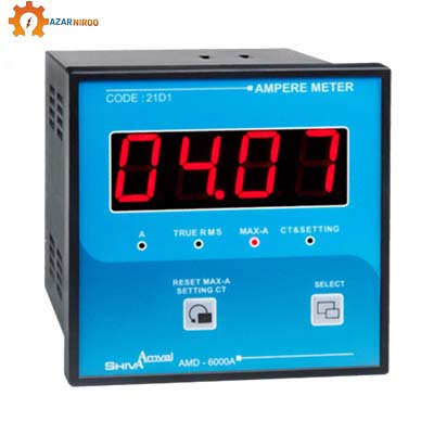 آمپرمتر تکی ۹۶ دیجیتال کد 21D1 شیواامواج