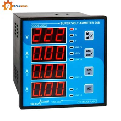 azarniroo سوپر ولت آمپرمتر 96B کد 22D2 شیواامواج سوپر ولت آمپرمتر 96B کد 22D2 شیواامواج