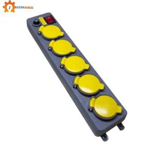 5 خانه فیوزدار دربدار با کابل 5 و 3 متر بافیوز پارت الکتریک