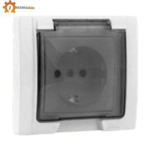 پریز ارتدار پلی آمید دربدار توکار پارت الکتریک کد 7241