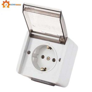 پریز بارانی ارت دار پارت الکتریک کد 2199