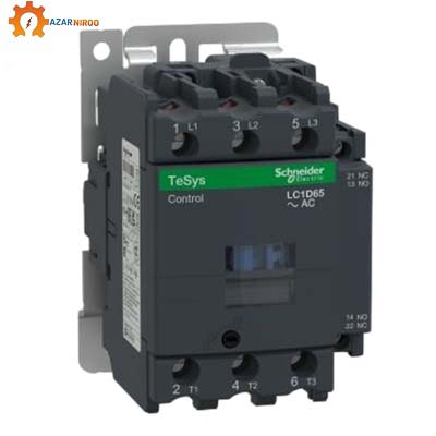 کنتاکتور اشنایدر 95 آمپر مدل LC1D95AM7 بوبین 220 ولت