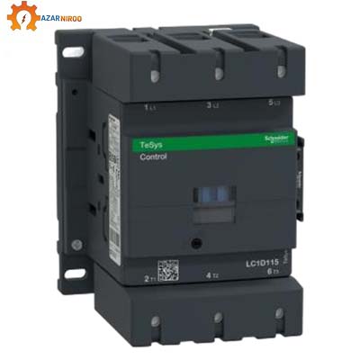 کنتاکتور اشنایدر 115 آمپر مدل LC1D115M7 بوبین 220 ولت