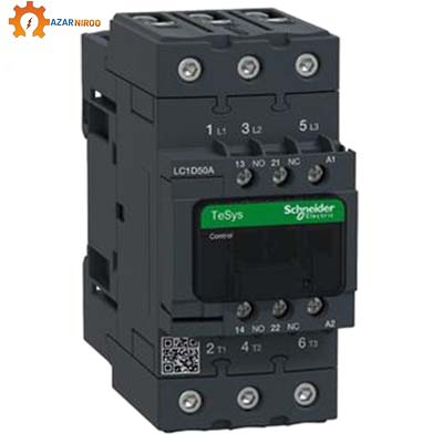 کنتاکتور اشنایدر 50 آمپر مدل LC1D50AM7 بوبین 220 ولت