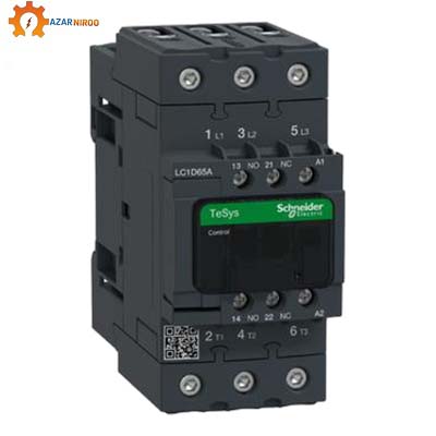 کنتاکتور اشنایدر 65 آمپر مدل LC1D65AM7 بوبین 220 ولت