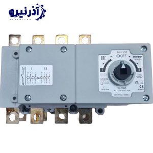 کلید دوطرفه Changeover دستی 160 آمپر چهار پل برند Telergon
